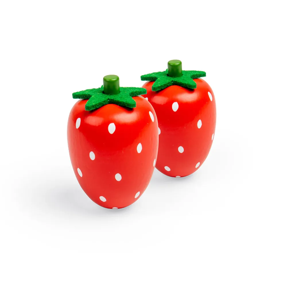 strawberry_pack_of__0.webp Outlet Strawberry (Pack of 2) Play Shop Cook And Share | Wooden Toy Food Sets