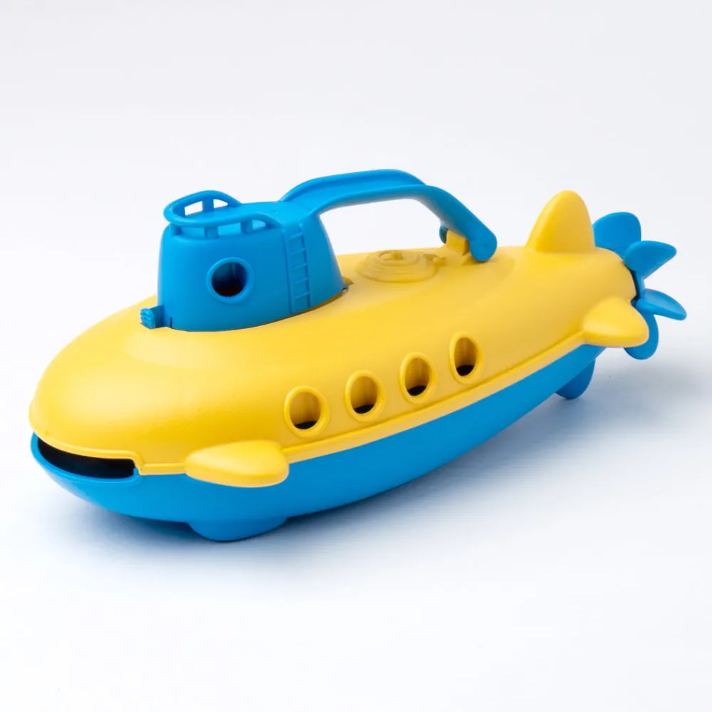 submarine_blue_handle_0.webp Clearance Submarine (Blue Handle) Wooden Toy Cars For Children