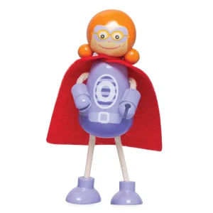 Discount Superhero Figure Pack Wooden Puzzles And Activity Toys | Wooden Doll’s Houses