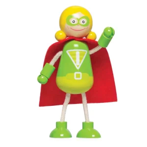 Discount Superhero Figure Pack Wooden Puzzles And Activity Toys | Wooden Doll’s Houses