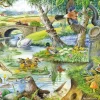 Fashion Tales Of The River – BIG 500 Piece Jigsaw Puzzle Children's Wooden Puzzles