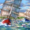 Online Tall Ships – 1000 Piece Jigsaw Puzzle Children's Wooden Puzzles