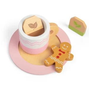 Fashion Tea Set For Two Play Shop Cook And Share | Wooden Toy Food Sets