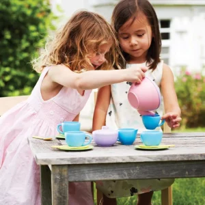 Sale Tea Set (Pink Teapot) Pretend Play Kitchens