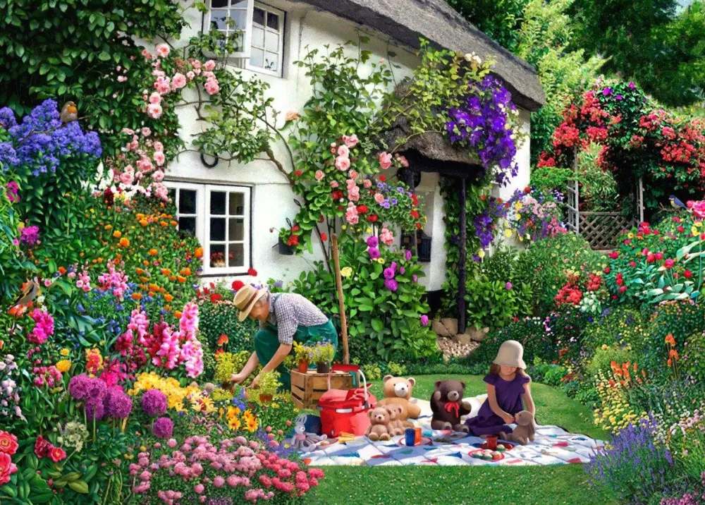 teddy_bears_picnic__big___0.webp Outlet Teddy Bears Picnic – BIG 500 Piece Jigsaw Puzzle Children's Wooden Puzzles