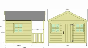 Fashion The Bella Playhouse Kid’s Playhouses & Tents