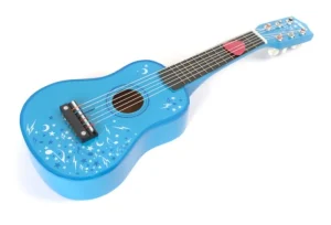 Fashion Blue Guitar Traditional Wooden Toys | Gifts For 5 Yr Olds