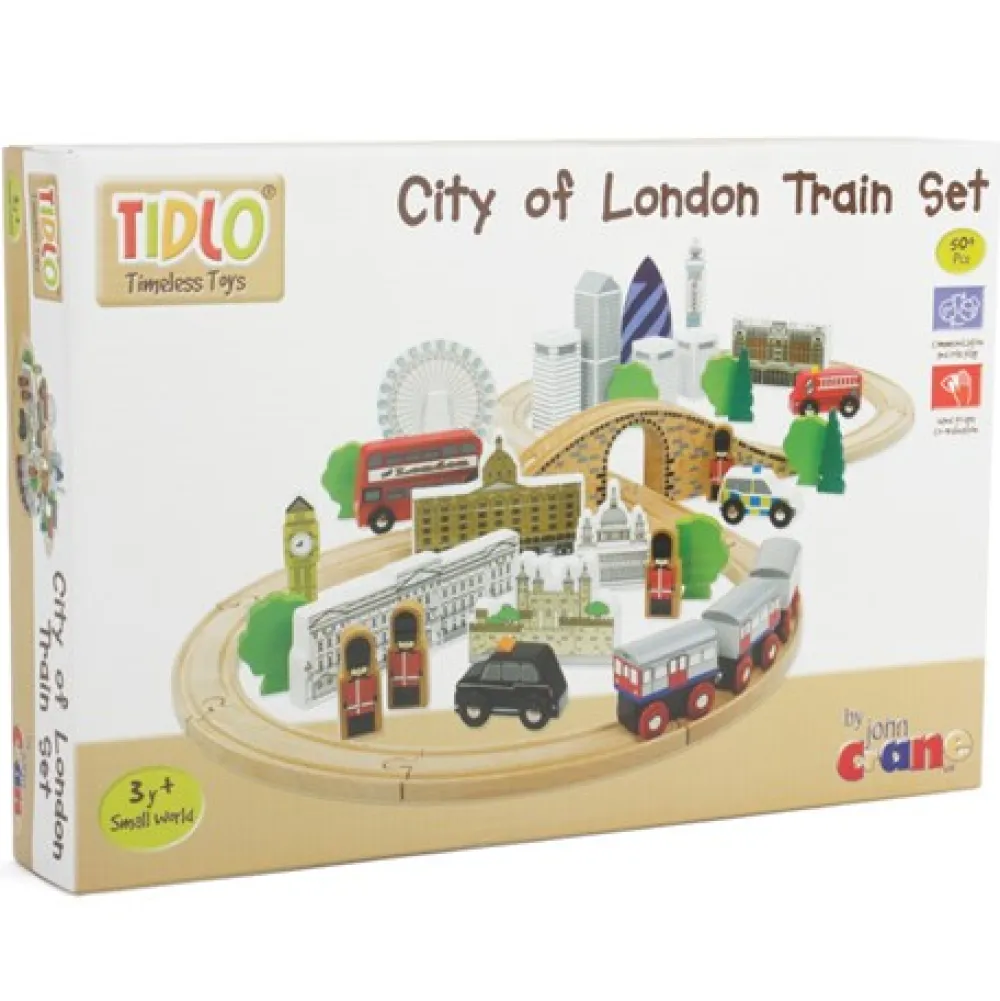 tidlo_city_of_london_wood_1.webp Outlet City of London Wooden Train Set Gifts For 5 Yr Olds | Toys For 4 Year Olds
