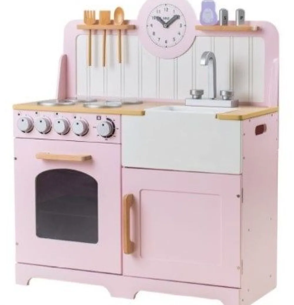 tidlo_country_play_kitche_0.webp New Country Play Kitchen Pink Play Shop Cook And Share | Pretend Play Kitchens