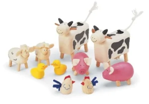 Outlet Farm Animals Wooden Animal Toys | Toys For 4 Year Olds