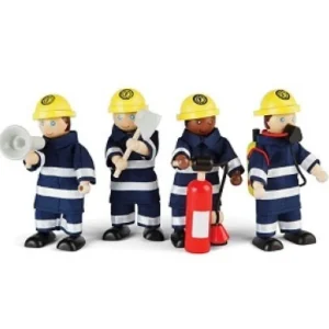 New Firefighters and Accessories Wooden Toy Cars For Children