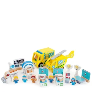 Fashion General wooden toy hospital Traditional Wooden Toys | Gifts For 5 Yr Olds
