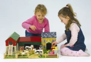 Fashion Oldfield Farm Wooden Farm Sets & Animal Toys