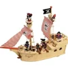 Outlet Paragon Pirate Ship Traditional Wooden Toys | Wooden Toy Castles And Pirate Toys
