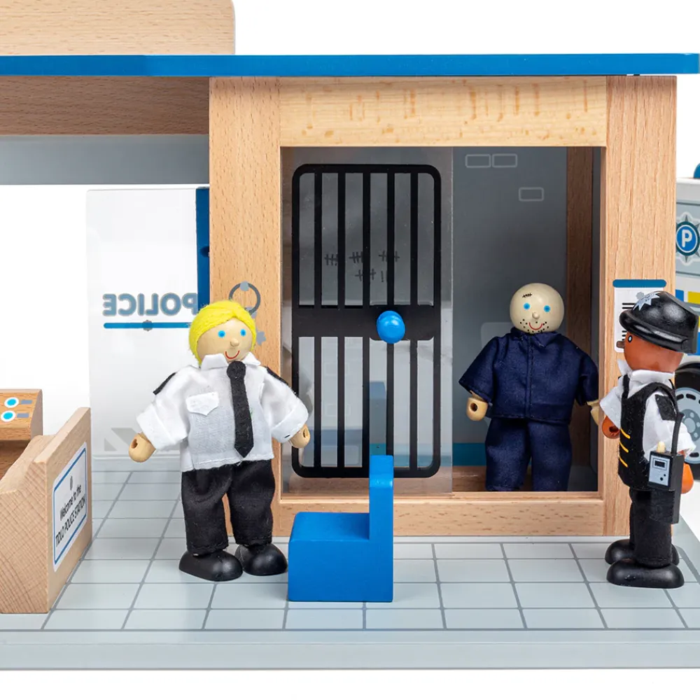 tidlo_police_playset_bund_2.webp Clearance Police Playset Bundle Kids Kids Toy Bundles | Wooden Toy Cars For Children