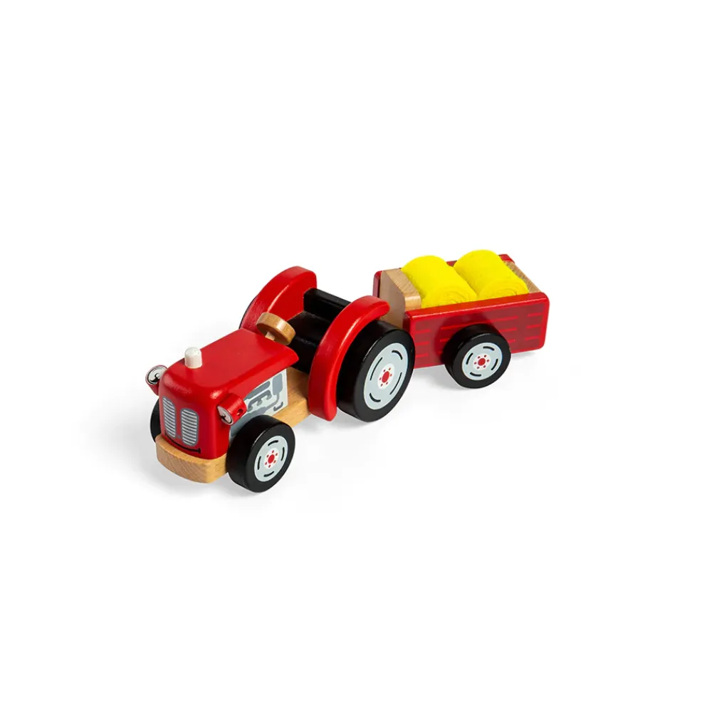 tidlo_tractor_and_trailer_1.webp Hot Tractor and Trailer Wooden Animal Toys | Traditional Wooden Toys