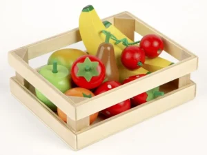 Fashion Wooden Fruit Salad Play Shop Cook And Share | Wooden Toy Food Sets