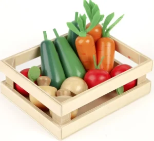 Fashion Wooden Winter Vegetables Play Shop Cook And Share | Wooden Toy Food Sets