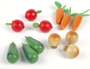 Fashion Wooden Winter Vegetables Play Shop Cook And Share | Wooden Toy Food Sets