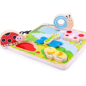 Discount Touch and Feel Puzzle (Insects) Wooden Puzzles And Activity Toys | Children's Wooden Puzzles