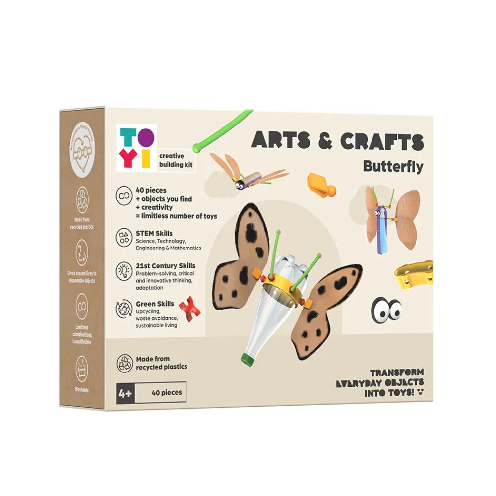 toyi_arts_and_crafts_butt_1.webp Outlet Arts and Crafts Butterfly Building Kit Kids Gifts For 9 Yr Olds | Gifts For 8 Yr Olds