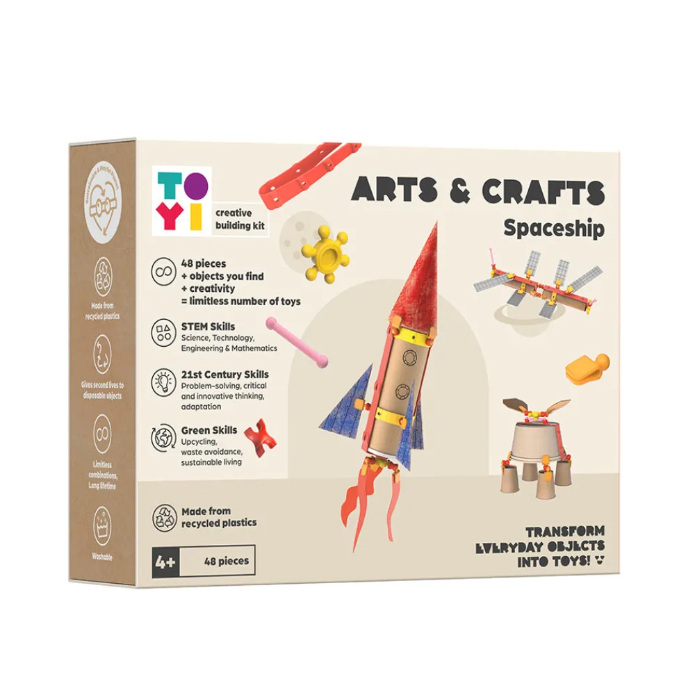 toyi_arts_and_crafts_spac_1.webp Sale Arts and Crafts Spaceship Building Kit Kids Gifts For 9 Yr Olds | Gifts For 8 Yr Olds