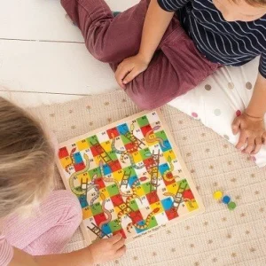 Fashion Traditional Snakes and Ladders Wooden Puzzles And Activity Toys | Traditional Wooden Games