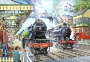 Outlet Train Now Standing – 1000 Piece Jigsaw Puzzle Children's Wooden Puzzles