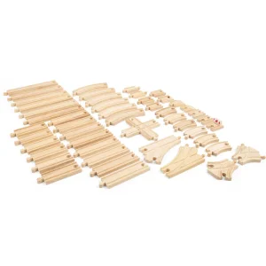 New Train Track Expansion Bundle (49 pieces) Gifts For 5 Yr Olds | Toys For 4 Year Olds