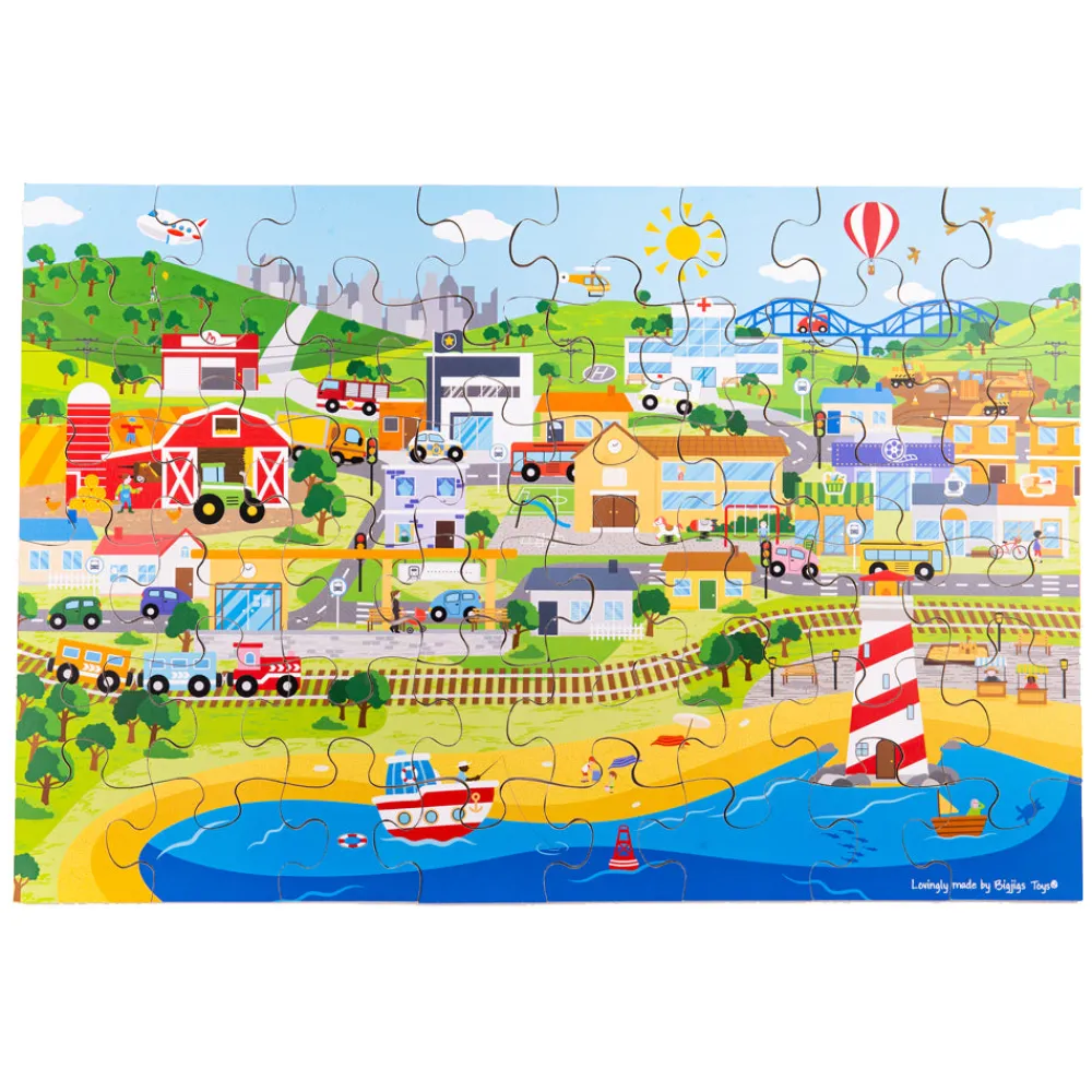 transport_town_floor_puzz_0.webp Fashion Transport Town Floor Puzzle Wooden Puzzles And Activity Toys | Children's Wooden Puzzles