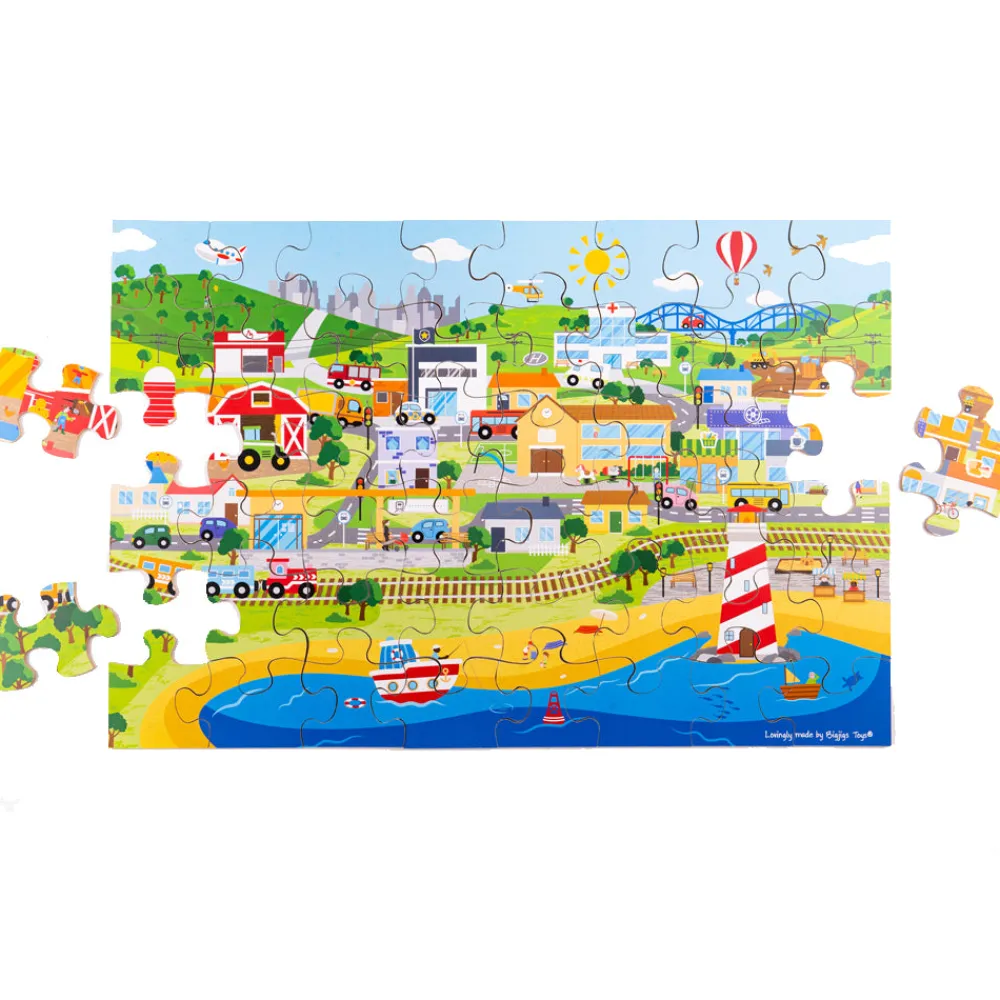 transport_town_floor_puzz_1.webp Fashion Transport Town Floor Puzzle Wooden Puzzles And Activity Toys | Children's Wooden Puzzles