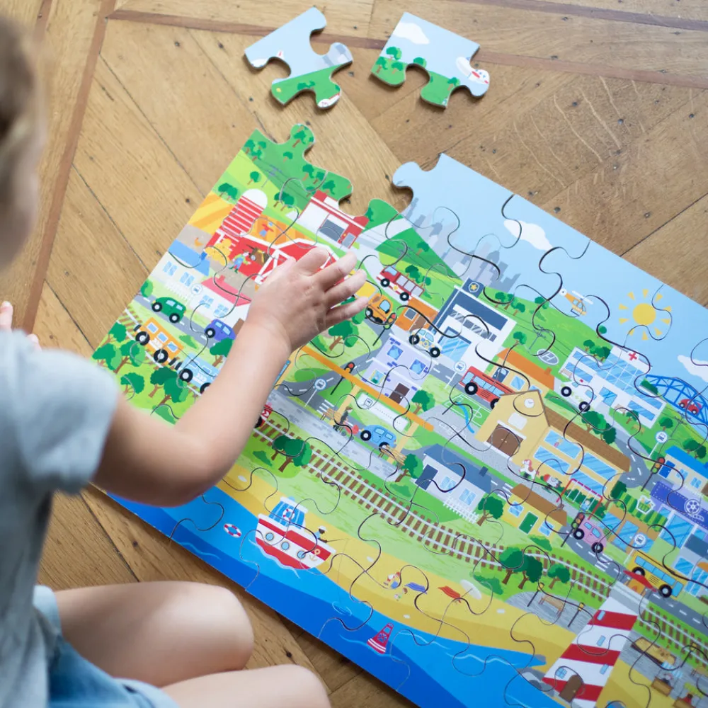 transport_town_floor_puzz_9.webp Fashion Transport Town Floor Puzzle Wooden Puzzles And Activity Toys | Children's Wooden Puzzles