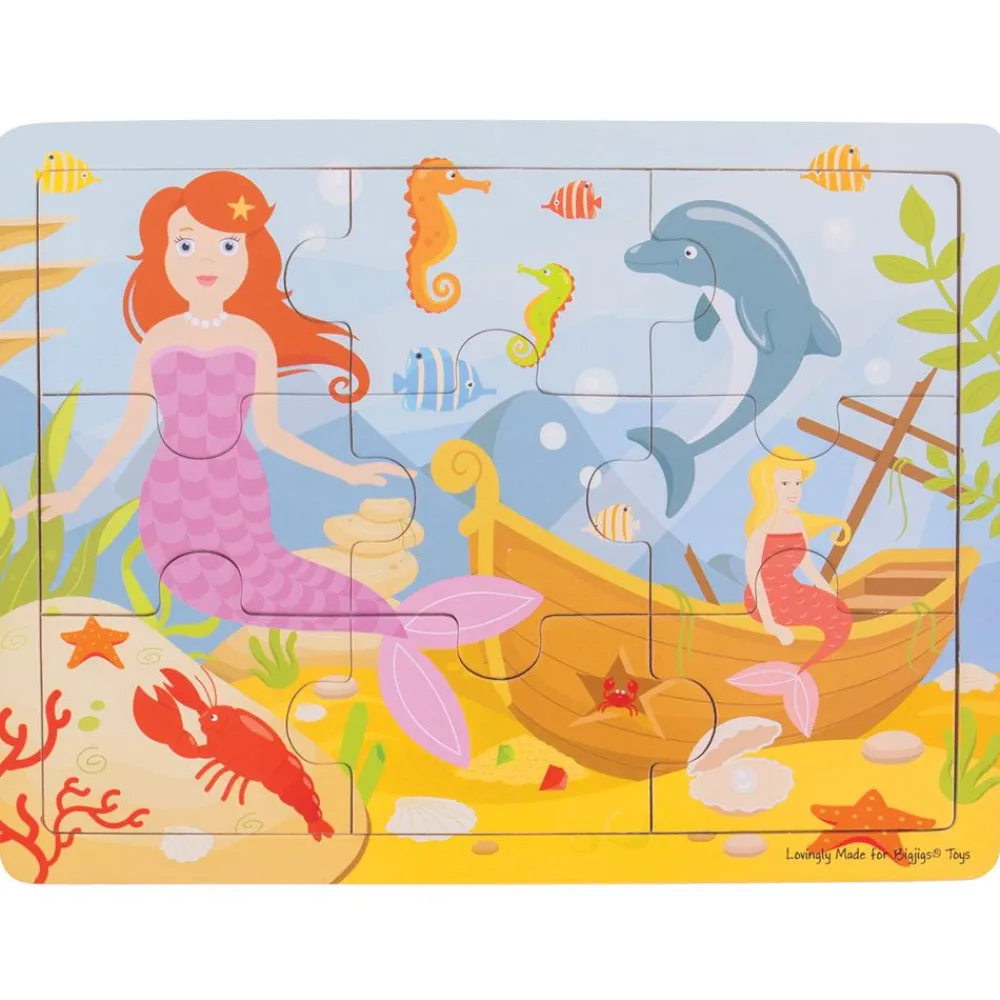 tray_puzzle_mermaid_0.webp Sale Tray Puzzle (Mermaid) Wooden Puzzles And Activity Toys | Children's Wooden Puzzles