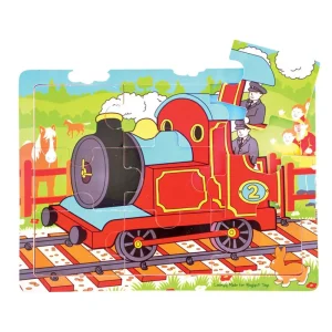 Hot Tray Puzzle Train Wooden Puzzles And Activity Toys | Children's Wooden Puzzles
