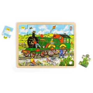 New Tray Puzzle Train Wooden Puzzles And Activity Toys | Children's Wooden Puzzles