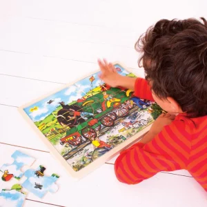 New Tray Puzzle Train Wooden Puzzles And Activity Toys | Children's Wooden Puzzles