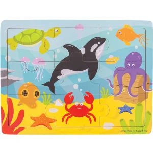 Clearance Tray Puzzle (Underwater) Wooden Puzzles And Activity Toys | Children's Wooden Puzzles