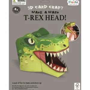 Online T-Rex Head 3D Mask Card Craft Kit Kids Arts And Crafts Sets For Kids