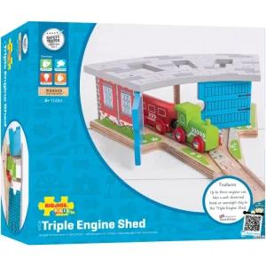 Clearance Triple Engine Shed Gifts For 5 Yr Olds | Toys For 4 Year Olds