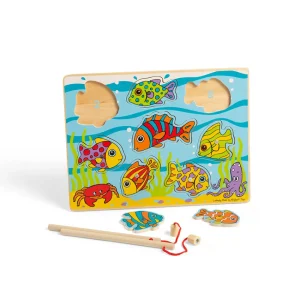 Best Tropical Magnetic Fishing Game Traditional Wooden Games