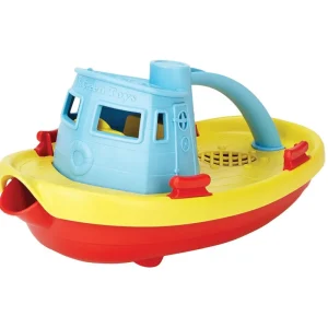 Online Tugboat (Blue) Bath Toys | Wooden Toy Cars For Children