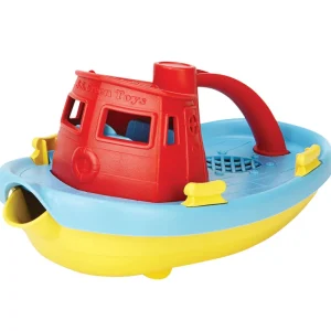 Online Tugboat (Red) Bath Toys | Wooden Toy Cars For Children