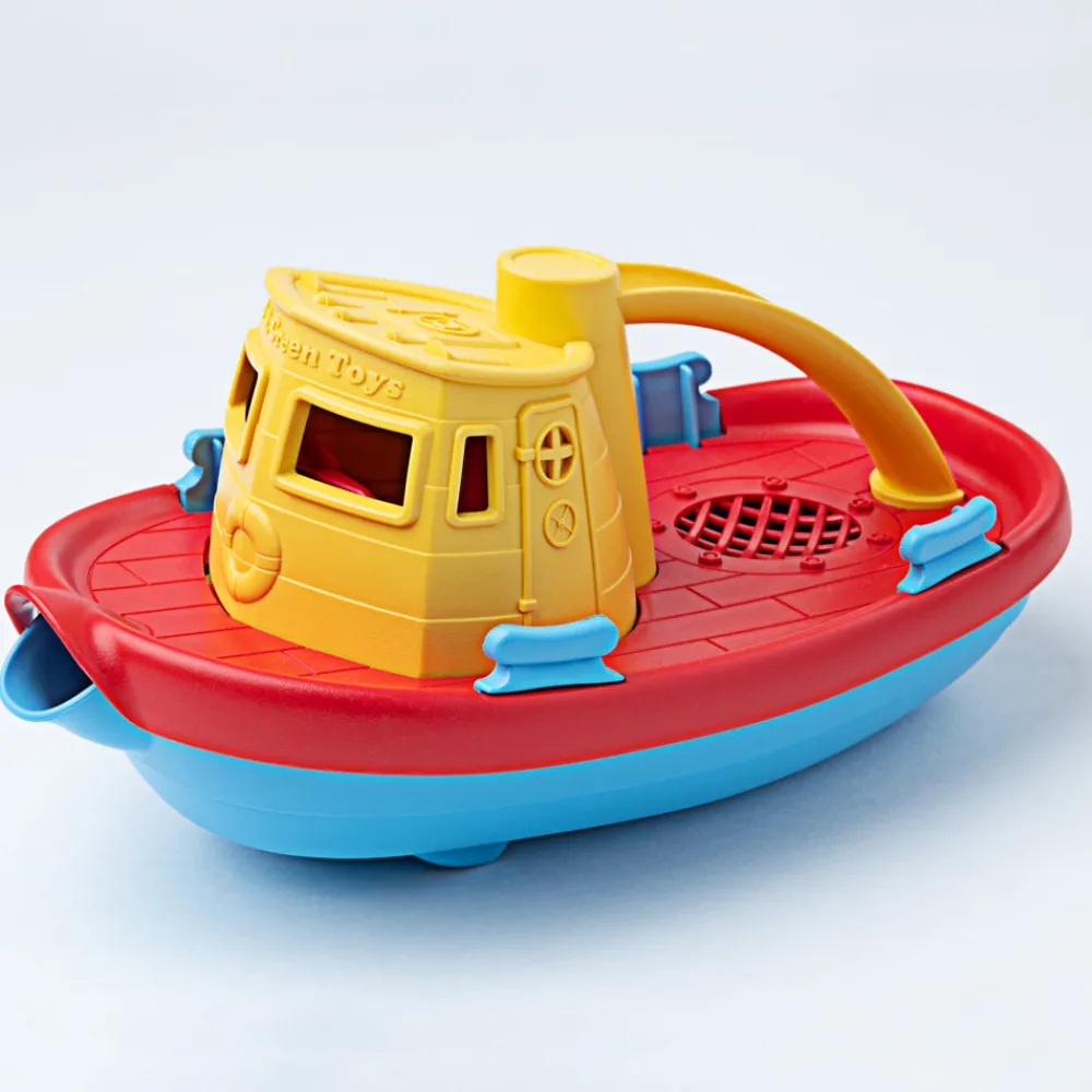 tugboat_yellow_1.webp Hot Tugboat (Yellow) Bath Toys | Wooden Toy Cars For Children