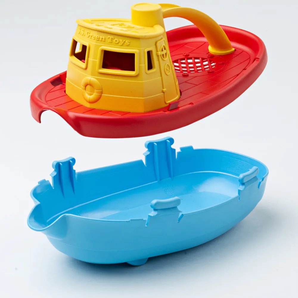tugboat_yellow_3.webp Hot Tugboat (Yellow) Bath Toys | Wooden Toy Cars For Children