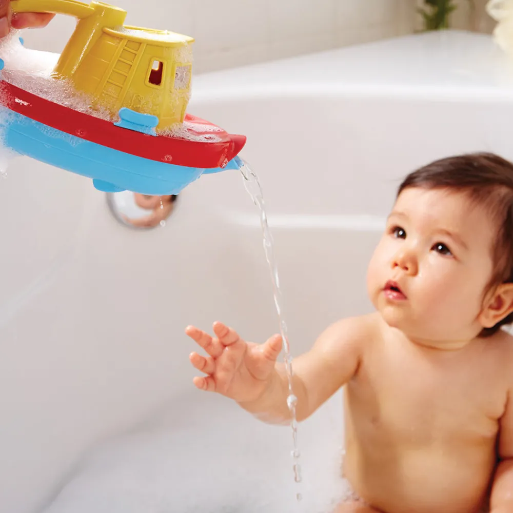 tugboat_yellow_5.webp Hot Tugboat (Yellow) Bath Toys | Wooden Toy Cars For Children