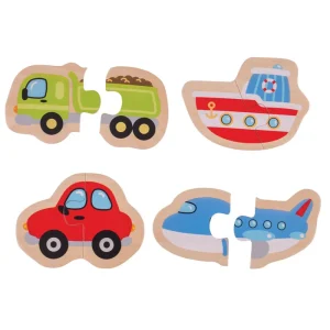 Fashion Two Piece Puzzles (Transport) Wooden Puzzles And Activity Toys | Children's Wooden Puzzles