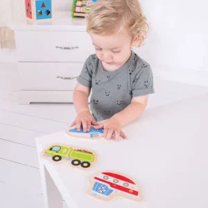 Fashion Two Piece Puzzles (Transport) Wooden Puzzles And Activity Toys | Children's Wooden Puzzles