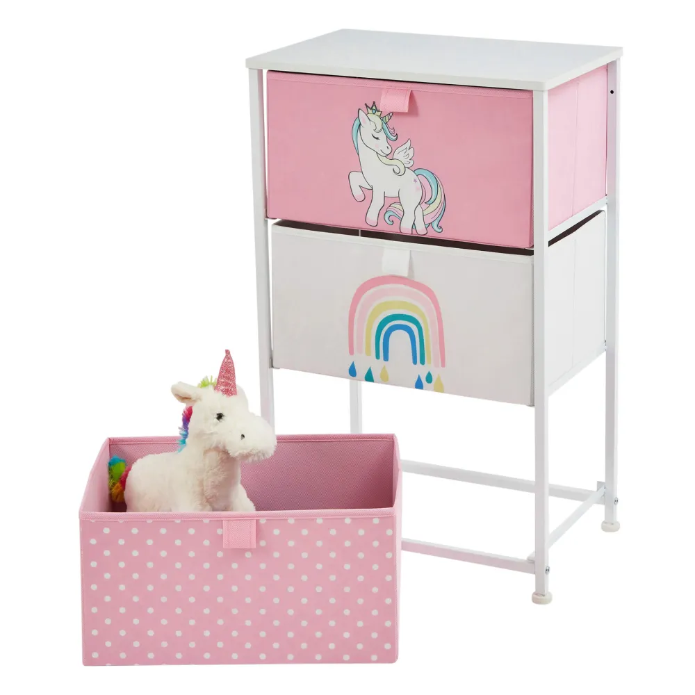 unicorn__drawer_kids_stor_5.webp Best Unicorn 3 Drawer Kids Storage Chest Kids Kid’s Furniture