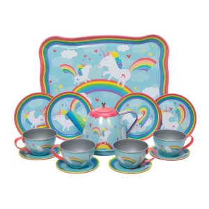 New Unicorn Tin Tea Sets Pretend Play Kitchens