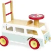 Clearance Vilac Retro 2 In 1 Wooden Camper Van Walker Ride On Cars | Baby Walkers